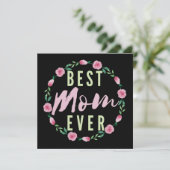BESTE MOEDER Ooit- BESTE BLOEMENISTERS MOEDERDAG Kaart (Staand voorkant)