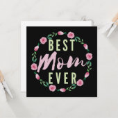 BESTE MOEDER Ooit- BESTE BLOEMENISTERS MOEDERDAG Kaart (Voorkant / Achterkant in situ)