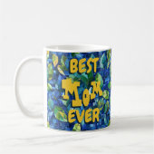 Beste moeder ooit blauwe koffiemok (Links)