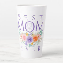 Beste moeder ooit bloeit, Moederdag Quote Latte Mok