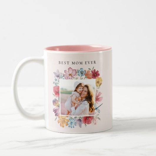 Beste Moeder Ooit Bloem Mok (Links)