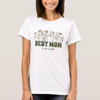 Beste Moeder Ooit Bloemen Groovy Flower Doodle