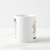 Beste moeder ooit Bloemen met moeder Voedingsfeite Koffiemok (Center)