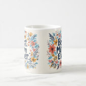 Beste moeder ooit bloemen Moederdag koffie mok 3 (Center)