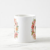 Beste moeder ooit bloemen Moederdag koffie mok 4 (Center)