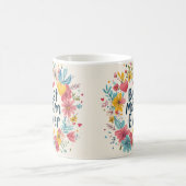 Beste moeder ooit bloemen Moederdag koffie mok 5 (Center)