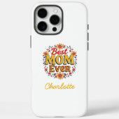Beste moeder ooit | bloemenkrans | Schattigee Moed Case-Mate iPhone Case (Achterkant)
