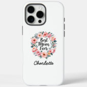 Beste moeder ooit | bloemenkrans | Schattigee Moed Case-Mate iPhone Case (Achterkant)