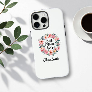 Beste moeder ooit   bloemenkrans   Schattigee Moed iPhone 16 Pro Max Hoesje