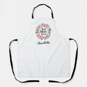 Beste moeder ooit | bloemenkrans | Schattigee Moed Schort (Voorkant)