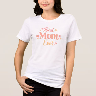 Beste Moeder Ooit Bloemhartens Moederdag Vrouwen T Tri-Blend Shirt