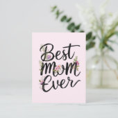 Beste moeder ooit bloemstuk  briefkaart (Staand voorkant)