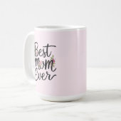 Beste moeder ooit bloemstuk  koffiemok (Voorkant links)