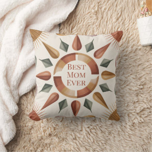 Beste Moeder Ooit Boho Worp Kussen Cadeau