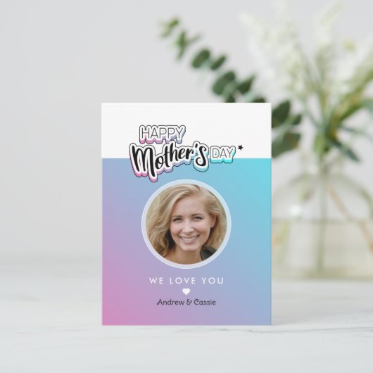 Beste moeder ooit briefkaart (Staand voorkant)