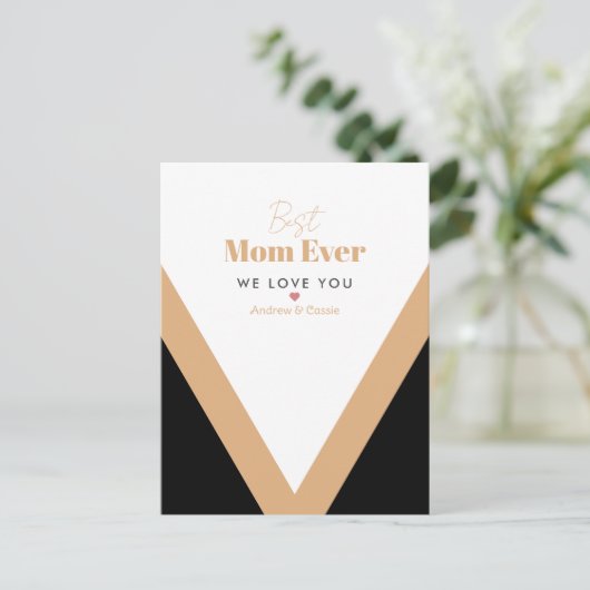 Beste moeder ooit briefkaart (Staand voorkant)