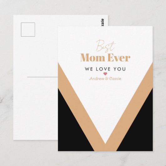 Beste moeder ooit briefkaart (Voorkant / Achterkant)