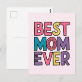 Beste moeder ooit briefkaart (Voorkant / Achterkant)