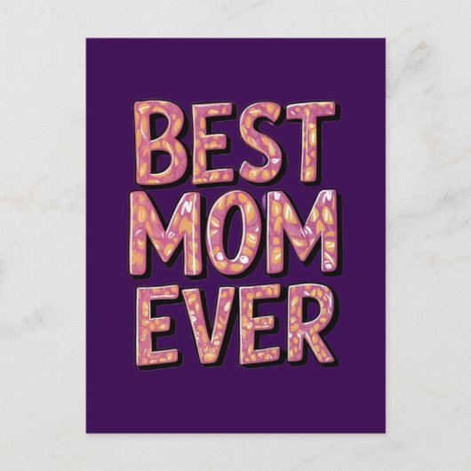Beste moeder ooit  briefkaart (Voorkant)