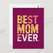 Beste moeder ooit briefkaart (Voorkant / Achterkant)
