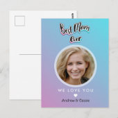 Beste moeder ooit briefkaart (Voorkant / Achterkant)