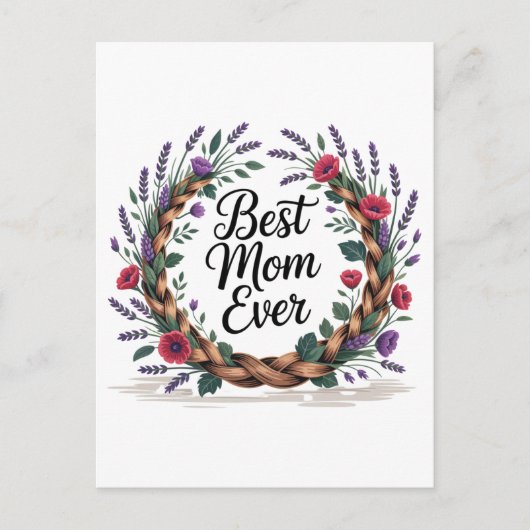Beste moeder ooit briefkaart (Voorkant)