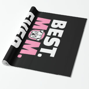 Beste Moeder ooit Bulldog   Cadeau voor Hondenlief Cadeaupapier