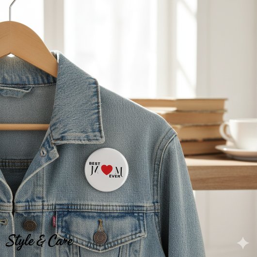 Beste moeder ooit Button - een speld van liefde vo