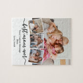 "Beste moeder ooit" cadeau met aangepaste foto's e Legpuzzel (Horizontaal)