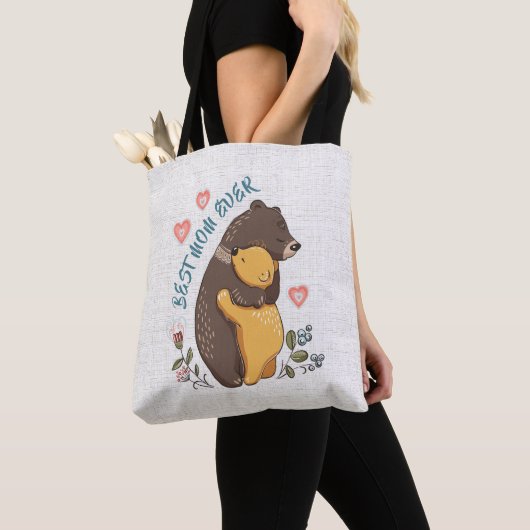 Beste moeder ooit Canvas tas, moederdag cadeau ide Tote Bag (Dichtbij)