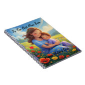 Beste moeder ooit Cartoon stijl Moederdag Notitieboek (Rechterzijde)