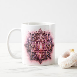 Beste moeder ooit citaat Butterfly Pink Koffiemok