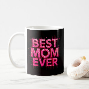 Beste moeder ooit citaat vlinder roze koffiemok