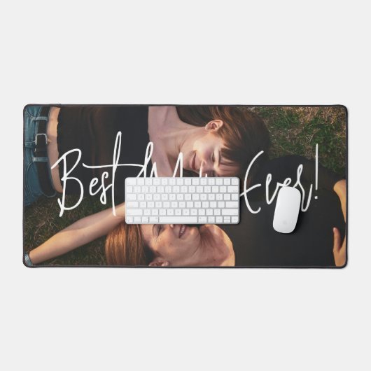 Beste Moeder ooit Custom Foto Modern Bureaumat (Keyboard & Muis)