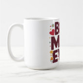 Beste Moeder Ooit Cute Hearts Moederdag Koffiemok (Links)