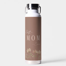 Beste Moeder Ooit,Cute, Minimalistisch,Bloemen Pat Waterfles