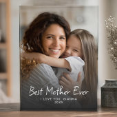 Beste moeder ooit Cute moderne aandenken Fotoblokken
