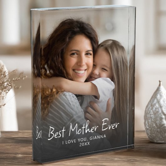 Beste moeder ooit Cute moderne aandenken Fotoblokken