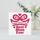 Beste moeder ooit – Cute Moederdag 2026 cadeau ont (Staand voorkant)