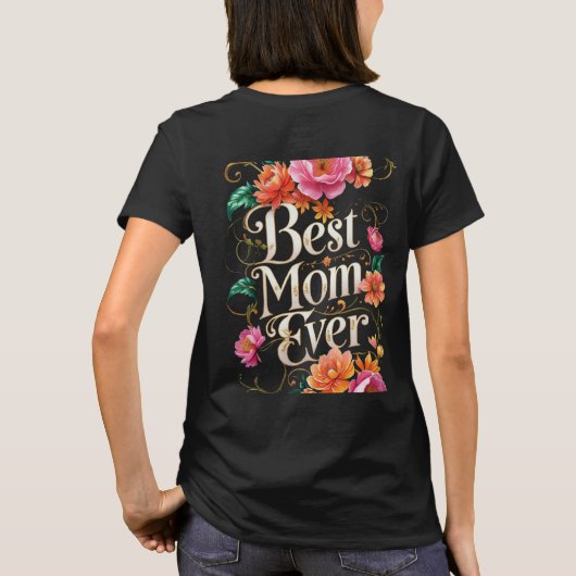 Beste moeder ooit - De perfecte moeder T-shirt (Achterkant)