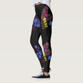 beste moeder ooit dubbelliefde zwart leggings (Links)