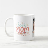 Beste moeder ooit één polaroïde foto handgeschreve koffiemok (Links)