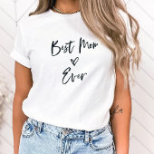 Beste moeder ooit | Eenvoudig Casual script en har T-shirt