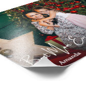 Beste moeder ooit eenvoudige aangepaste foto afdruk (Hoek)