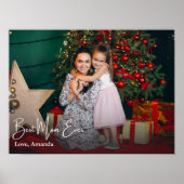 Beste moeder ooit eenvoudige aangepaste foto poster (Voorkant)