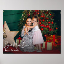 Beste moeder ooit eenvoudige aangepaste foto