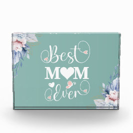 'Beste Moeder Ooit' elegant bloemencadeau Fotoblokken