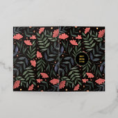 Beste moeder ooit elegant retro magische tuin folie feestdagenkaart (Buiten Laag)