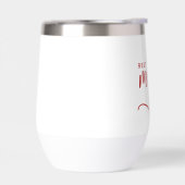 "Beste Moeder ooit" elegant rood script (Links)