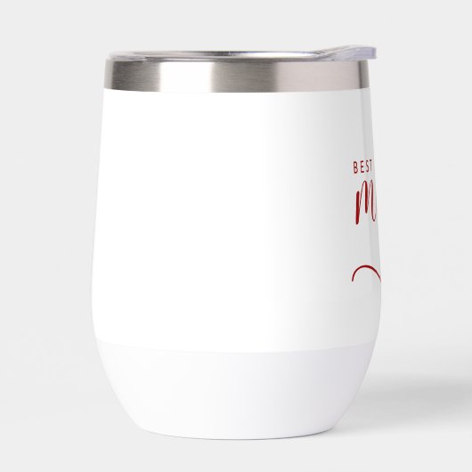 "Beste Moeder ooit" elegant rood script (Links)